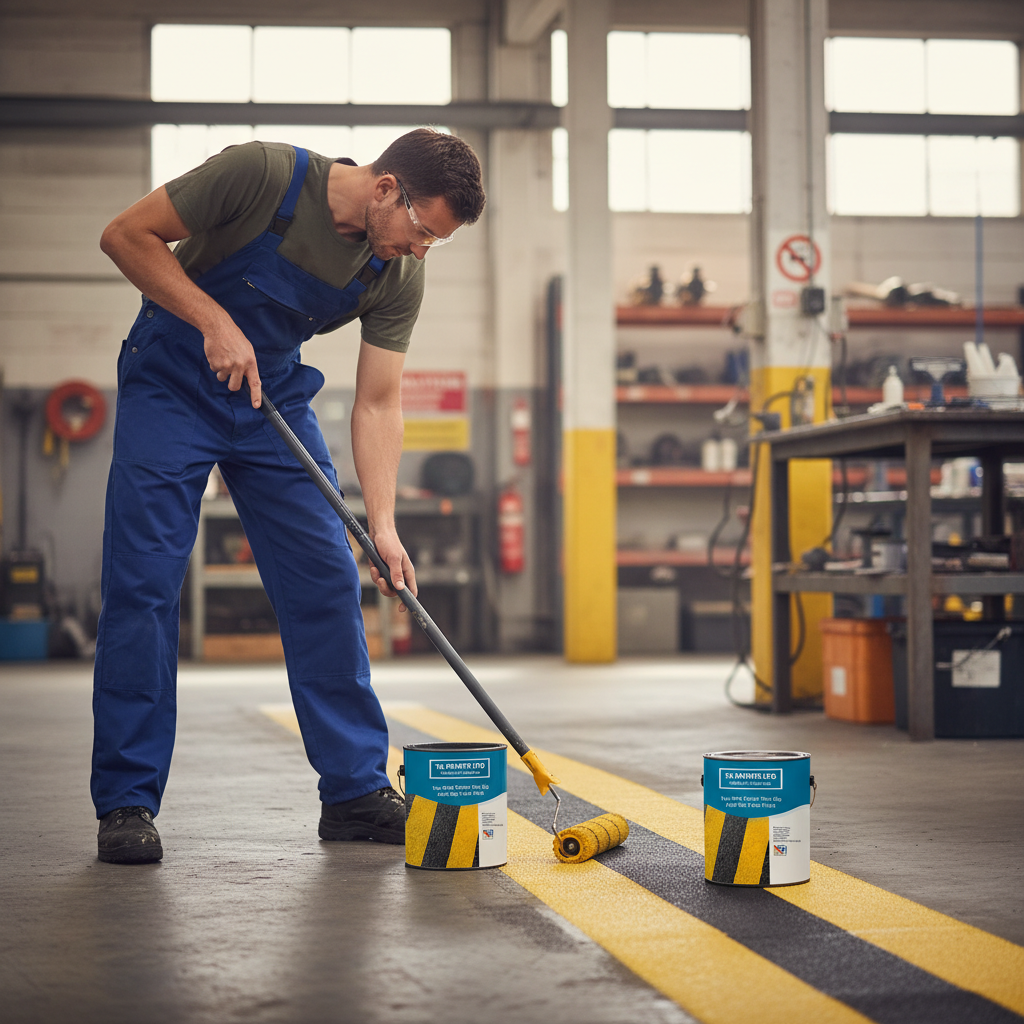 Premium Two Pack Epoxy Non Slip Anti-Slip Floor Paint - Durable Protective Coating for Concrete and Metal Floors