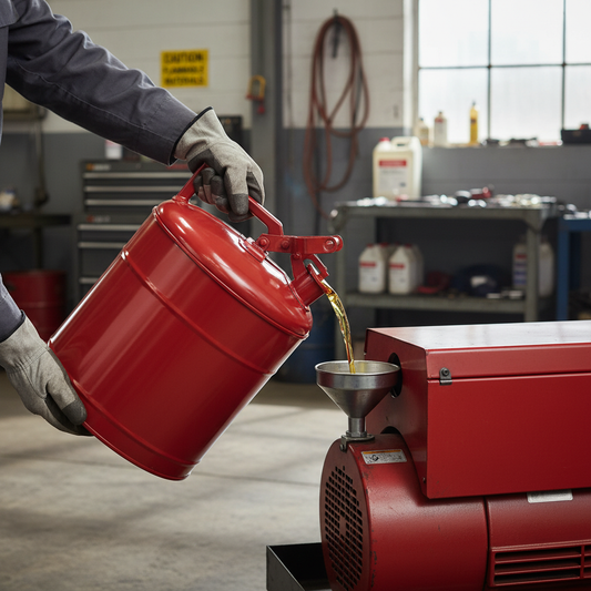 19ltr Justrite® Type I Safety Can for Flammables - 7150100Z ||298mmØ x H429mm
