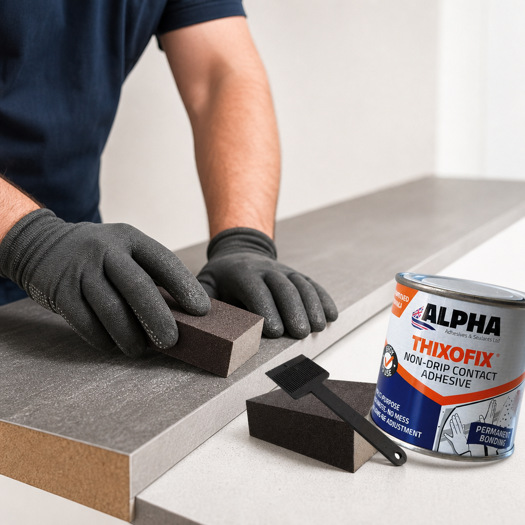 Preparation Grit Block for Optimal Adhesion