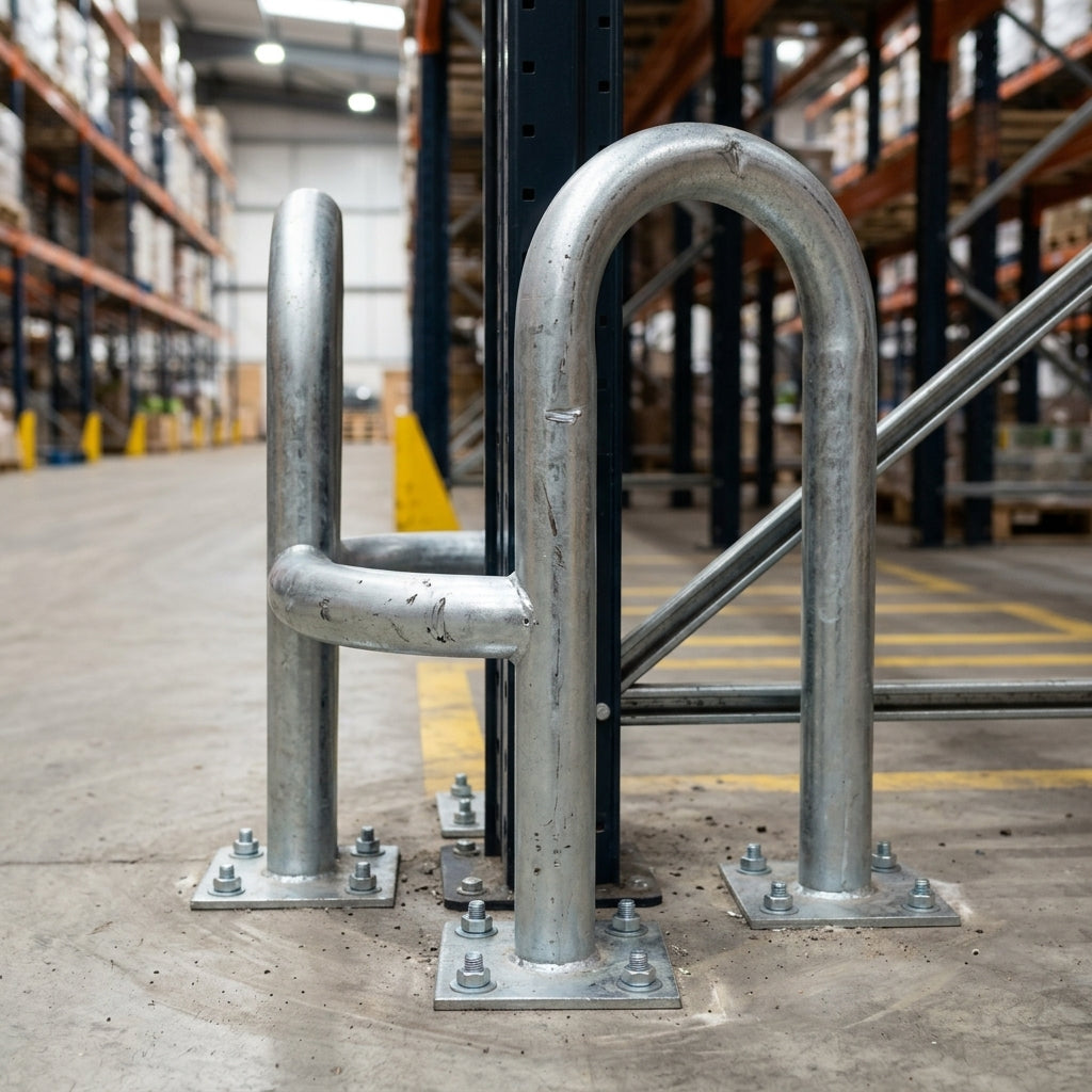 Lamp Post Protector Galvanised Steel – 48mm, 76mm or 90mm (view 2)