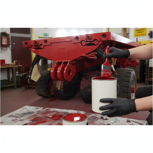 Premium Agricultural 1K Polyurethane Paint - Versatile, Durable Topcoat for Tractor Trailers with Various Finishes
