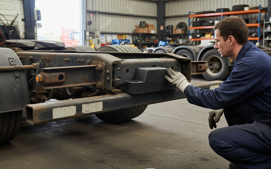 Premium Universal Rubber HGV Bumper for Light and Heavy Commercial Vehicles - 110 x 25 x 42 mm