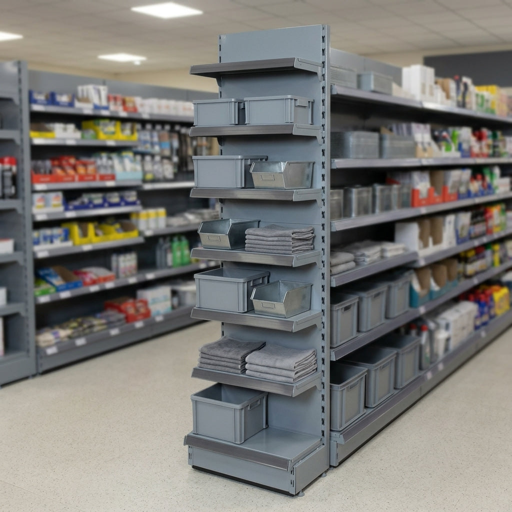 1.8m High Ladder Rack Promo Bay with 250mm Base Shelf (view 2)