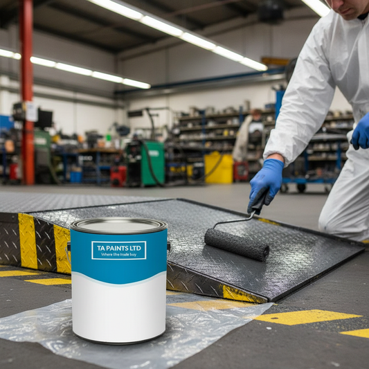 Premium Anti-Slip Metal Floor Paint - Durable, Weather-Resistant, Easy Application for Home and Industrial Use