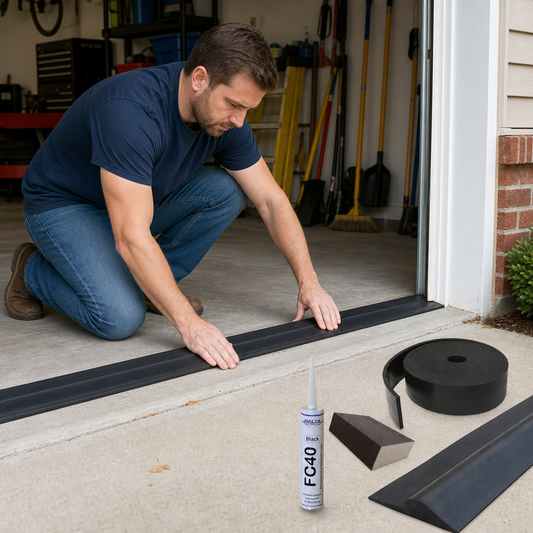 Garage Door Threshold Kit for Weather Protection