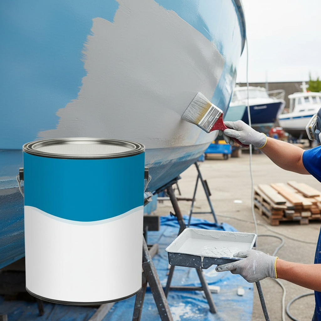 High-Performance Marine Boat Primer Paint for Metal Surfaces - Corrosion Resistant with Strong Adhesion for Reliable Topcoat Application