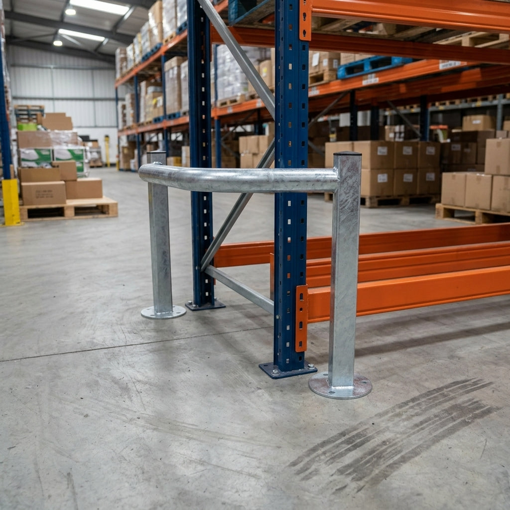500 × 471mm column corner guard with 48mm tube