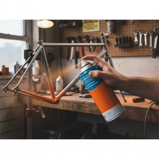 Premium Quick Drying Orange Enamel Spray Paint 400ml - UV Resistant, High Opacity for Indoor and Outdoor Use