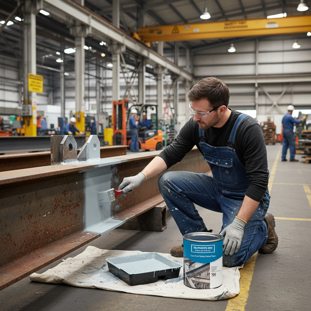High-Performance Two-Pack Epoxy Metal Paint for Durable Protection on Primed Metal Surfaces