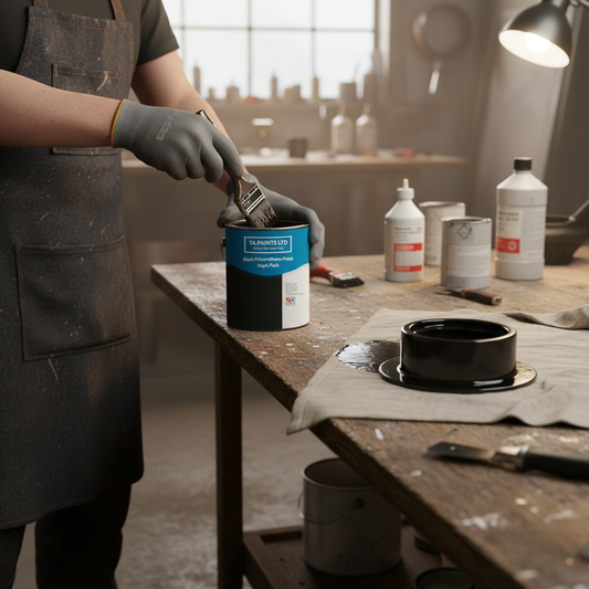 Premium High-Performance Black Polyurethane Paint for Durable Interior and Exterior Applications