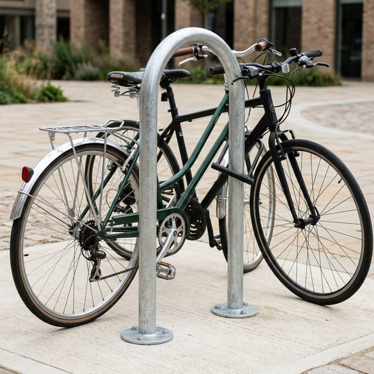 340mm Sheffield Cycle Stand Stainless Steel – Root or Surface Fixed