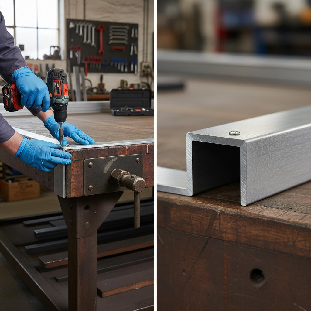 Premium Brushed Polished Aluminium Unequal Angle 63.5mm x 25.4mm x 3.2mm for Structural Applications
