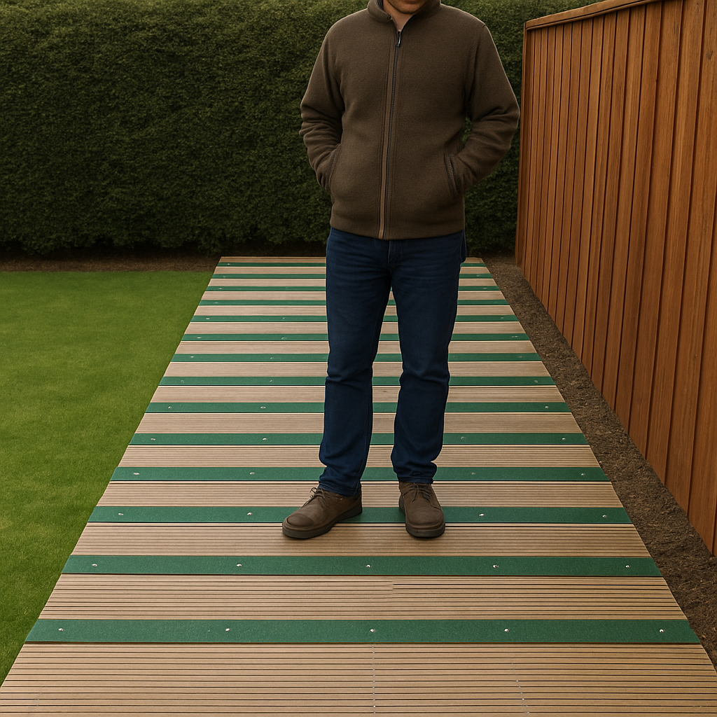 Premium Heavy Duty 600mm Anti-Slip Decking Strips – GRP Non-Slip Safety Strips for Garden, Steps & Patio with 6 Colors Available