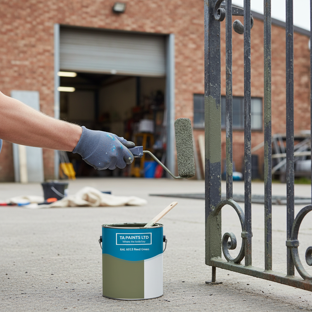 Premium Universal PU Enamel Reed Green Paint for Indoor and Outdoor Applications, Quick-Drying with Durable Finish