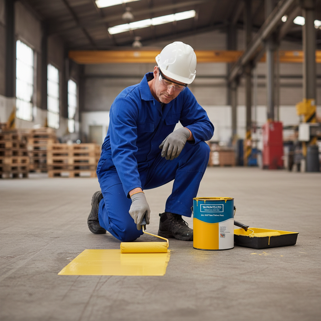 Premium Sun Yellow Paint - Bright and Cheerful for Commercial Applications and Safety Signage