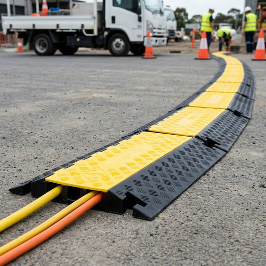 960mm 3-Channel Cable Hose Protector Ramp