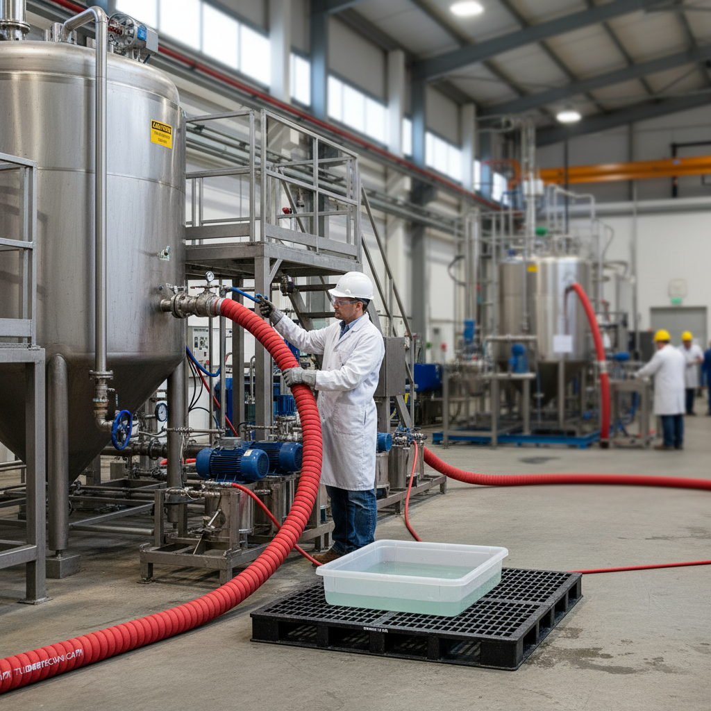 Premium 10 Bar Heavy Duty Butyl Suction and Delivery Hose for Food Transfer Applications