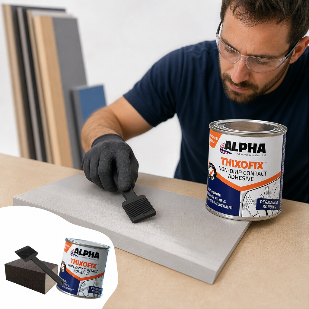Preparation Grit Block for Optimal Adhesion