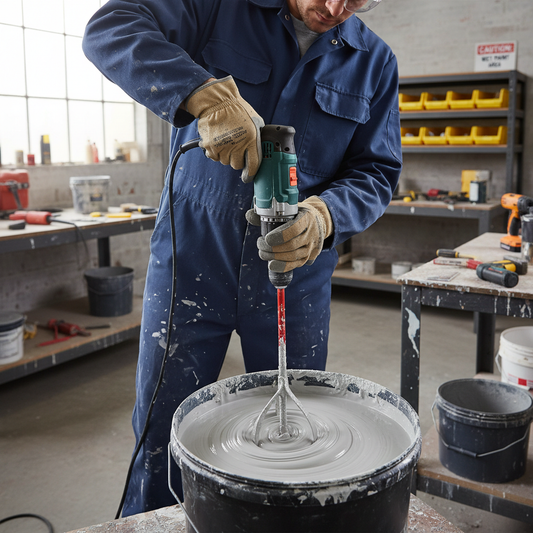 Premium Metal Paint Mixer for 2.5 & 5 Liter Cans - High-Performance Mixing Tool for Even Pigment Distribution