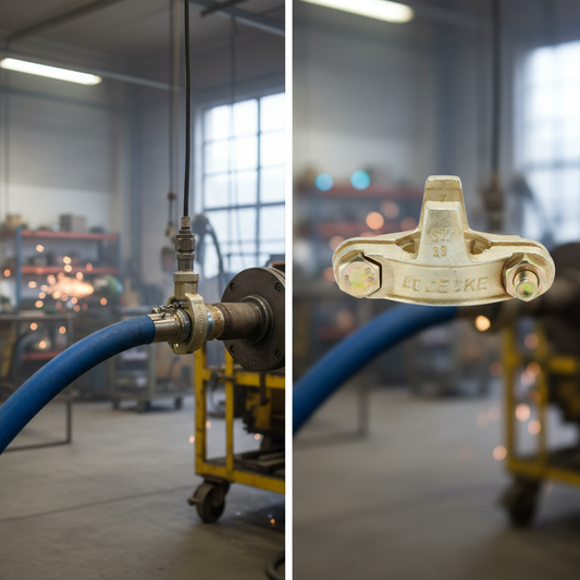 Premium Heavy Duty Safety Claw Clamps for High-Pressure Air and Water Applications with Proven Design and Spacers