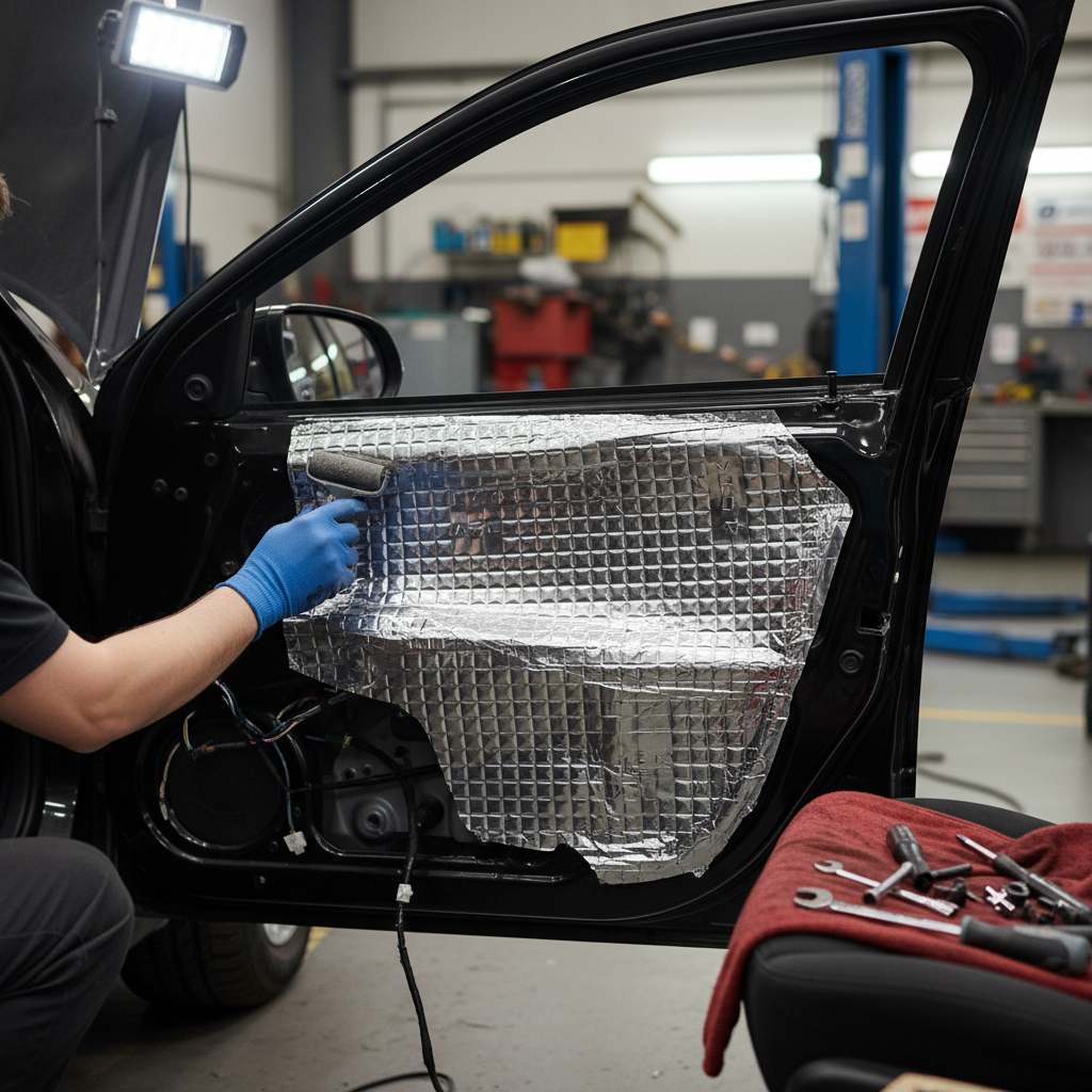 Premium Sound Deadening Mat 2mm - 2.96sq.m Pack with High Flexibility and Excellent Adhesion