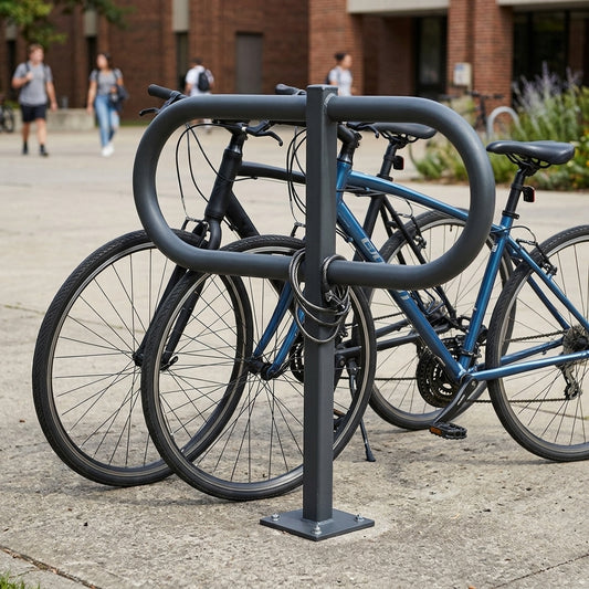 800mm High Cycle Stand for 2 Bikes – Galvanised Steel