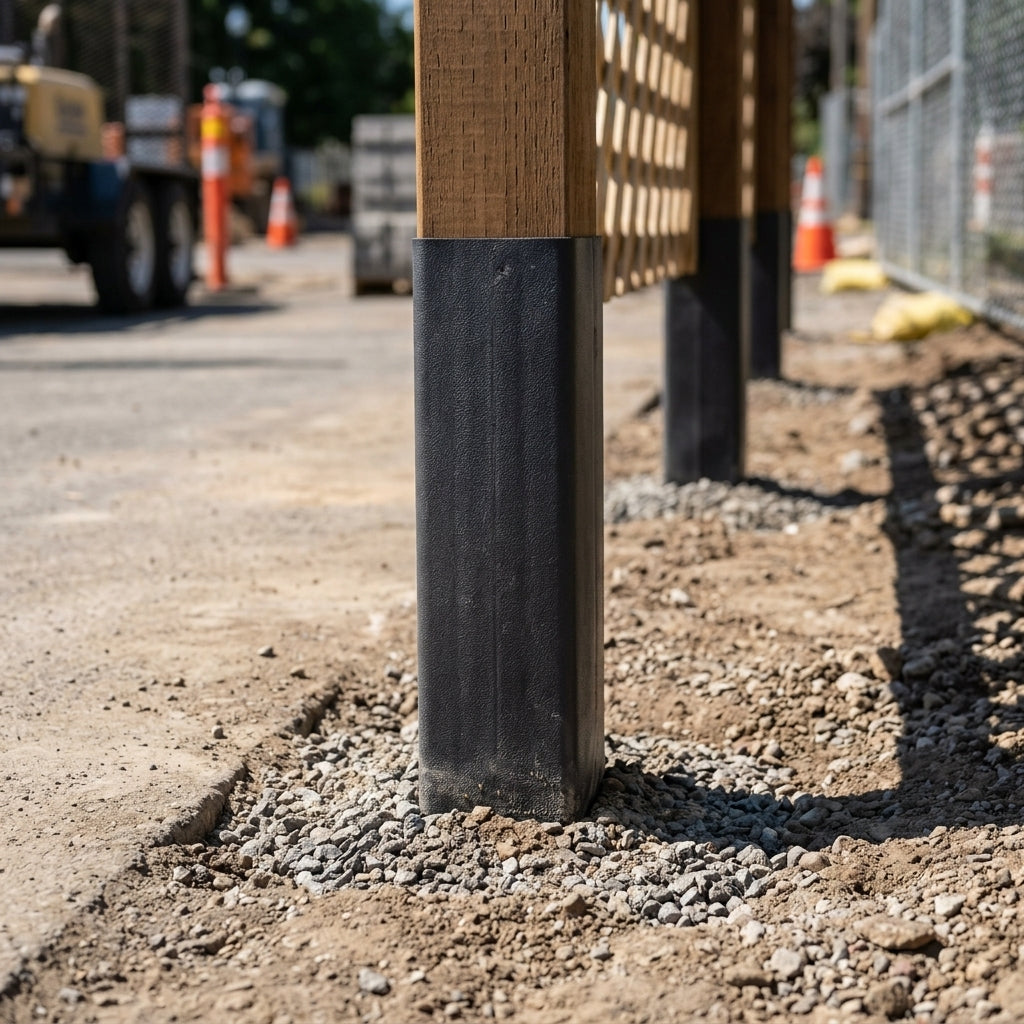 Square fence post ground line sleeve – pack of 10 (view 2)