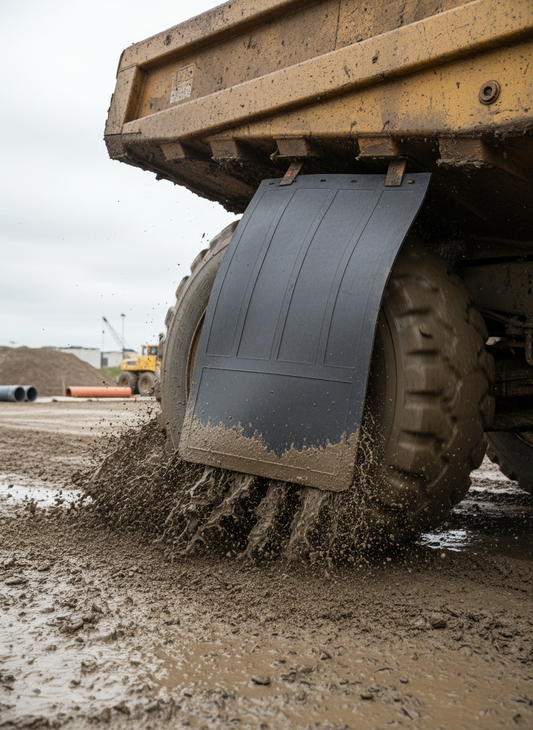Premium Durable Rubber Mud Flap 559 x 914 mm with Custom Print Area for Heavy-Duty Use