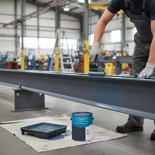 Premium Universal PU Enamel Grey Blue Paint for Indoor and Outdoor Use - Durable and Weatherproof Finish