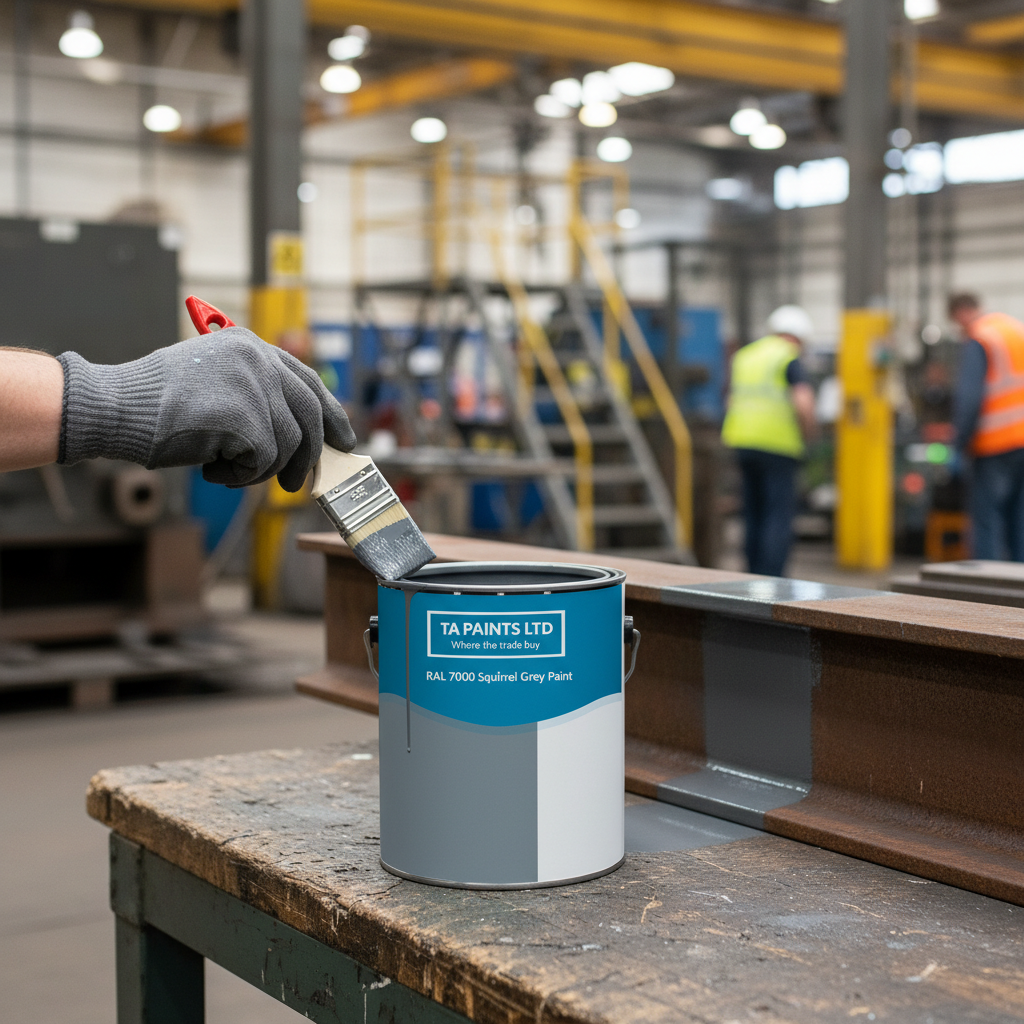 Premium Universal PU Enamel Squirrel Grey Paint - Versatile, Weather-Resistant, Quick-Drying Finish for Indoor and Outdoor Applications