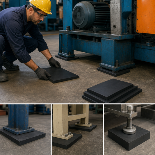 Rubber Pads in Various Sizes for Industrial Applications