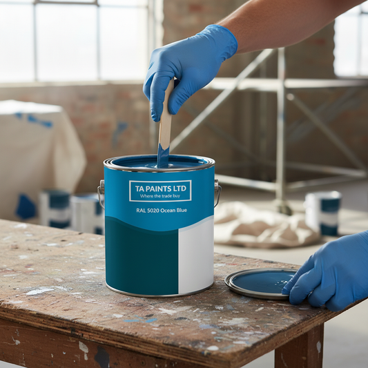 Premium Universal PU Enamel Ocean Blue Paint for Indoor and Outdoor Use - Versatile, Durable, and Available in Multiple Finishes and Sizes