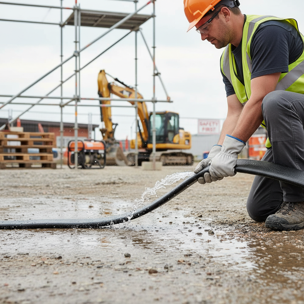 Premium Heavy Duty 16bar Layflat Drag Hose with NBR/PVC Construction for Industrial and Agricultural Use