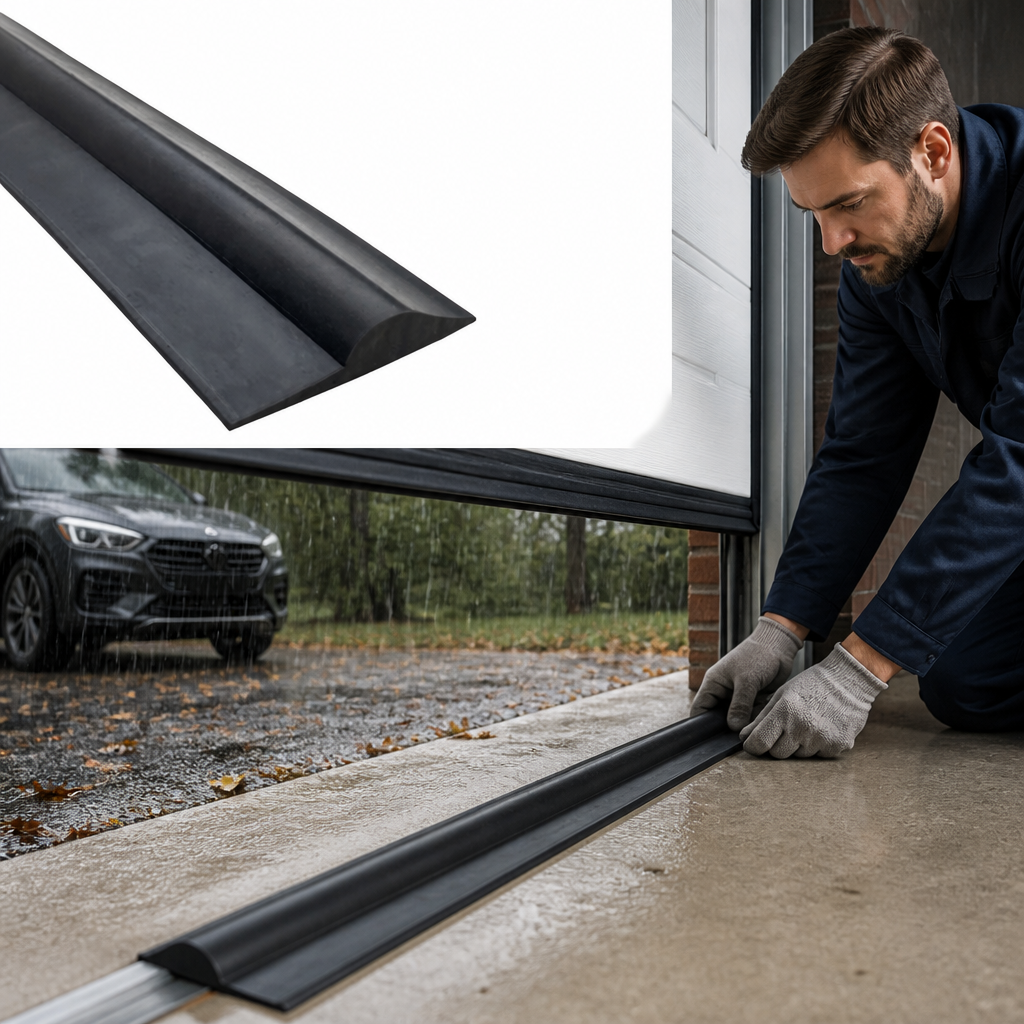 Garage Door Threshold Strip 5 Metre Length for Weatherproofing