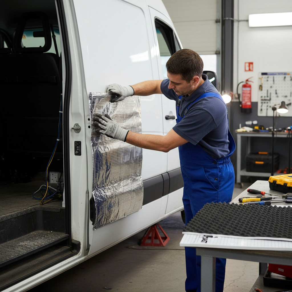 Premium Small Van Insulation and Sound Deadening Kit with 10mm Liner and 2mm Deadening for Enhanced Comfort and Performance