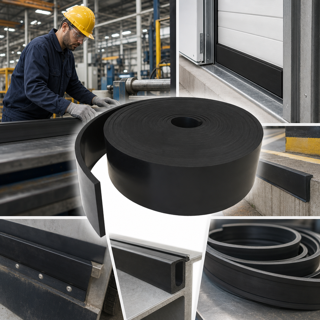 Genuine Rubber Strip 75° Hardness for Industrial Applications