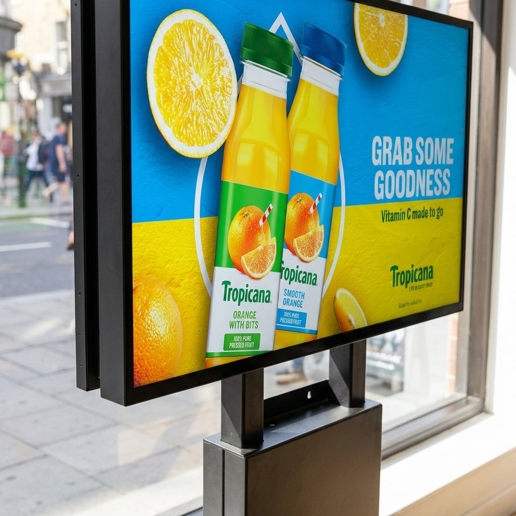 Ultra-high brightness sunlight readable window display 2500cd/m² 43–75″ (view 2)