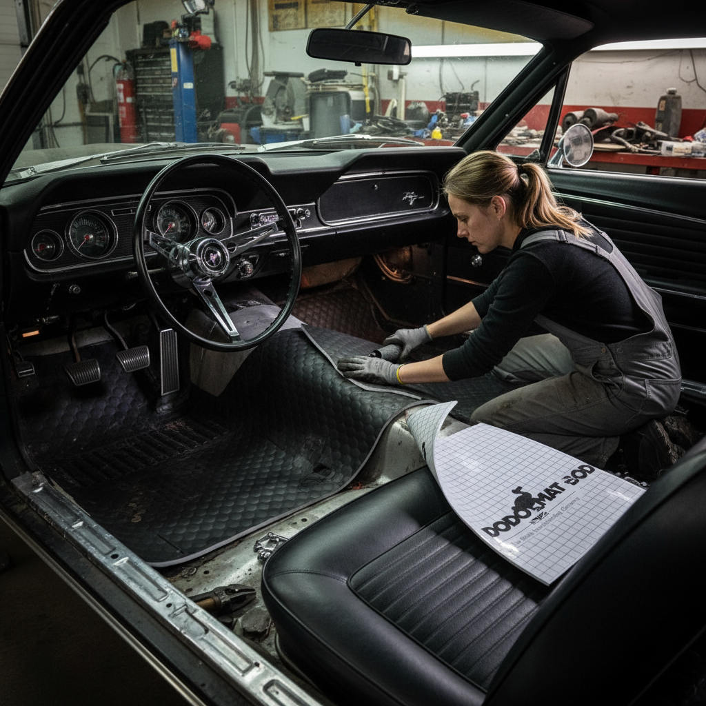 Premium 2mm Sound Deadening Mat - 40 Sheets, Flexible Butyl Construction for Van Conversions