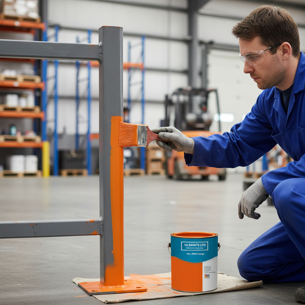 High-Performance Orange Paint for Industrial Applications - RAL 2004 Color with Superior Coverage and Durability