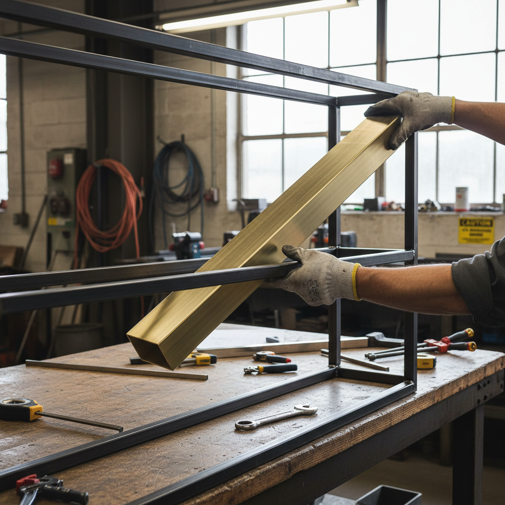 Premium Brass Rectangular Tube - High Tensile Strength, Corrosion-Resistant, Easily Machined for Decorative and Industrial Applications