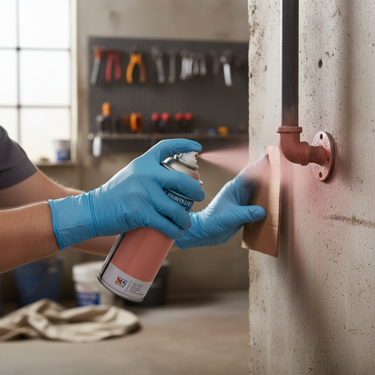 Premium Quick Drying Salmon Pink Spray Paint - 400ml U.V & Weather Resistant Enamel with Excellent Colour Stability