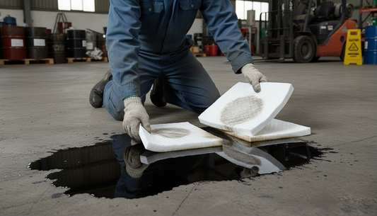 Oil Selective Absorbent Pads - OSPRM200-75 ||Absorbs 96ltr Per Pack of 200