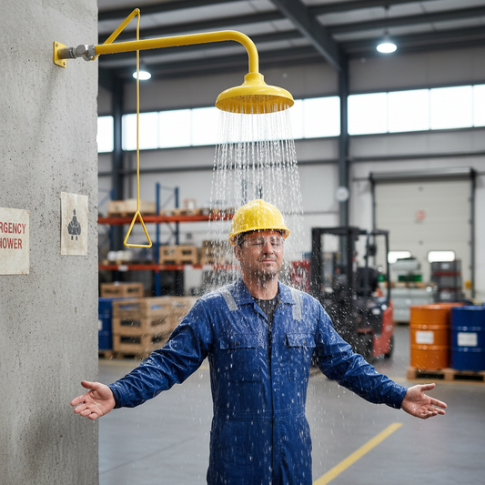 Wall Mounted Emergency Shower - WMS ||With ABS Plastic Showerhead