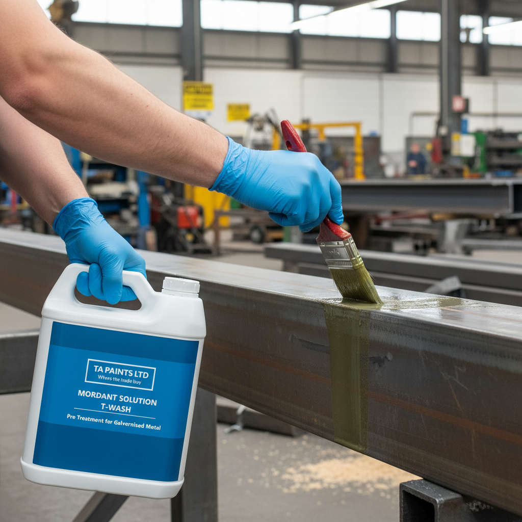 Premium Mordant Solution for Galvanized Steel - Pre Paint Treatment with Optimal Adhesion and Coverage