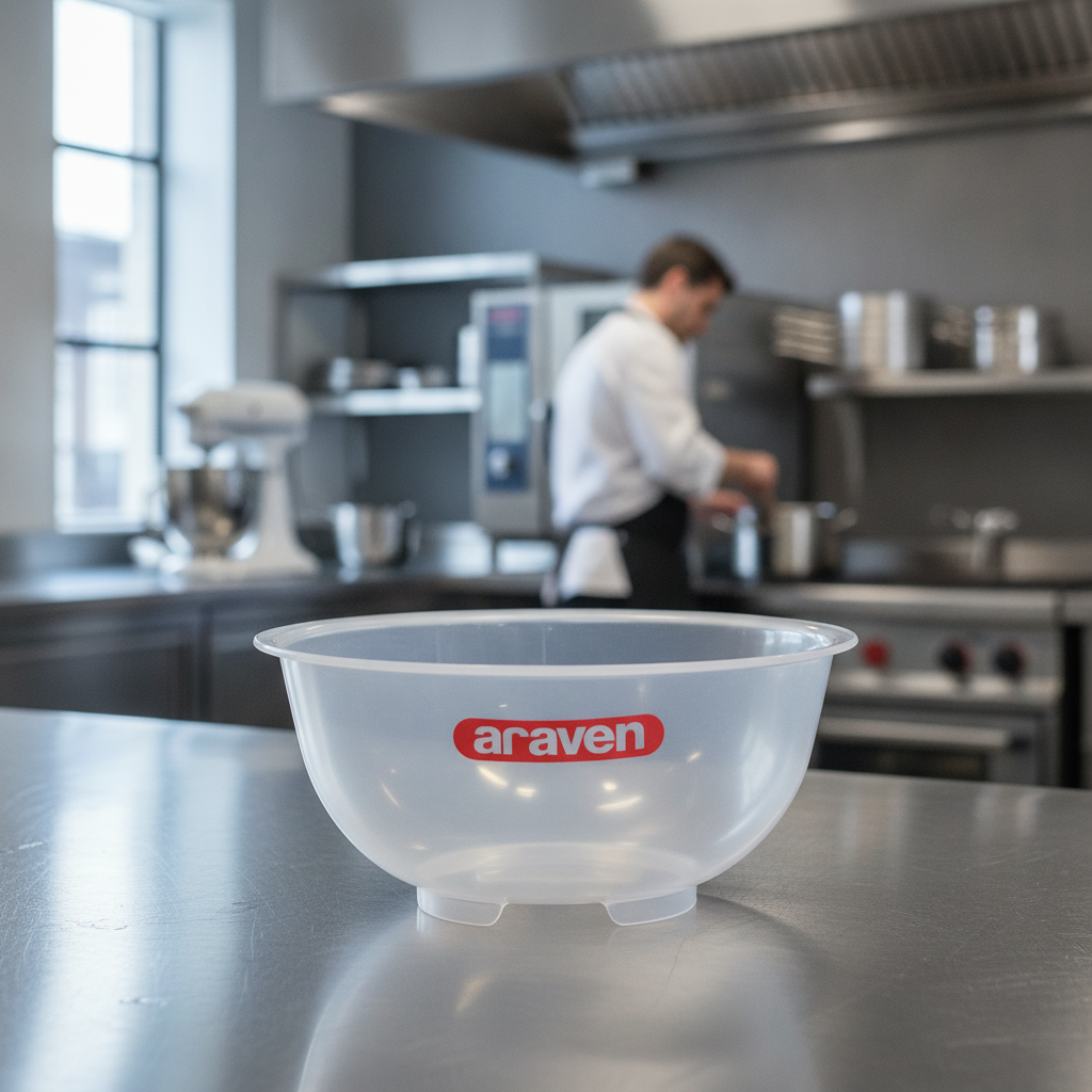 Polypropylene Transparent Mixing Bowl 7L for Professional Kitchens