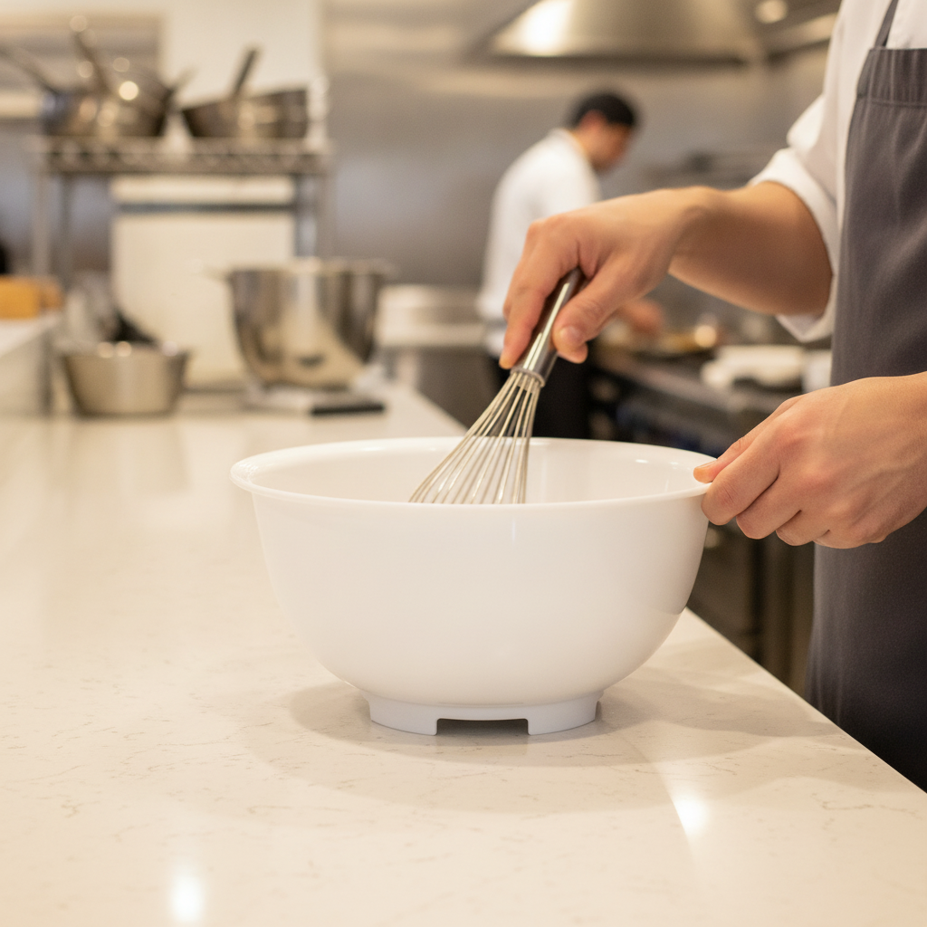 Polypropylene Mixing Bowl 4.5L for Culinary Tasks