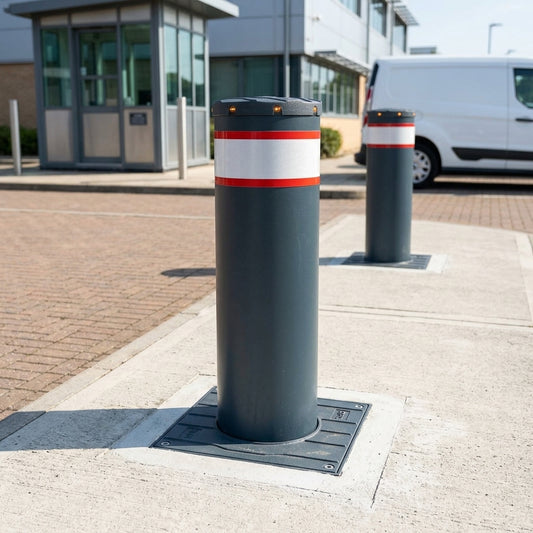 500 mm Manual Gas Rising Bollard 219 mm diameter