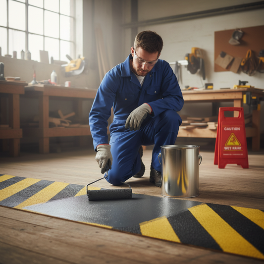 Premium Anti-Slip Wood Floor Paint for Internal and External Use - Durable, Weather-Resistant, Non-Slip Finish