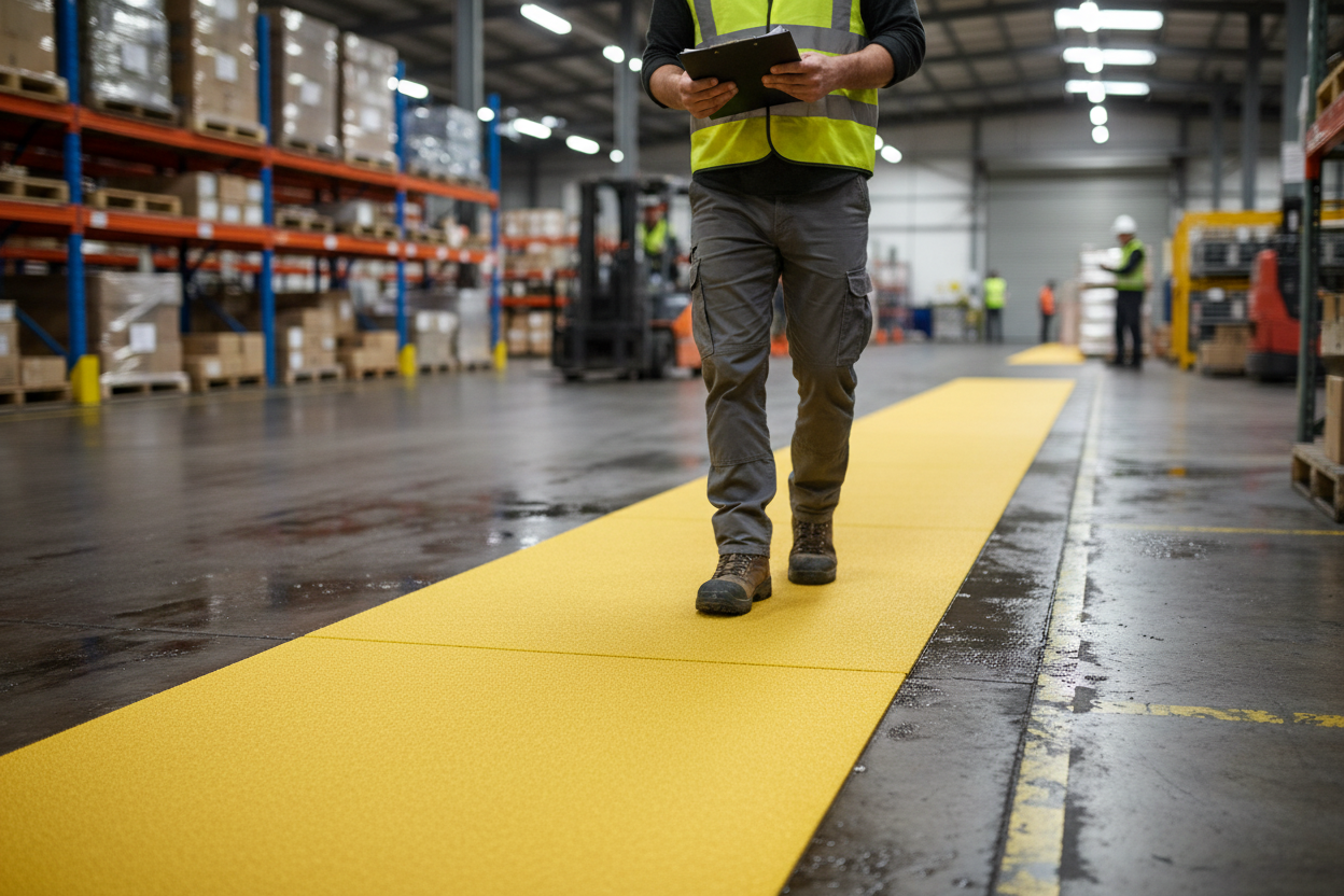Premium Heavy Duty Anti-Slip GRP Panel Sheets - Weather Resistant, Customizable Sizes for Superior Safety