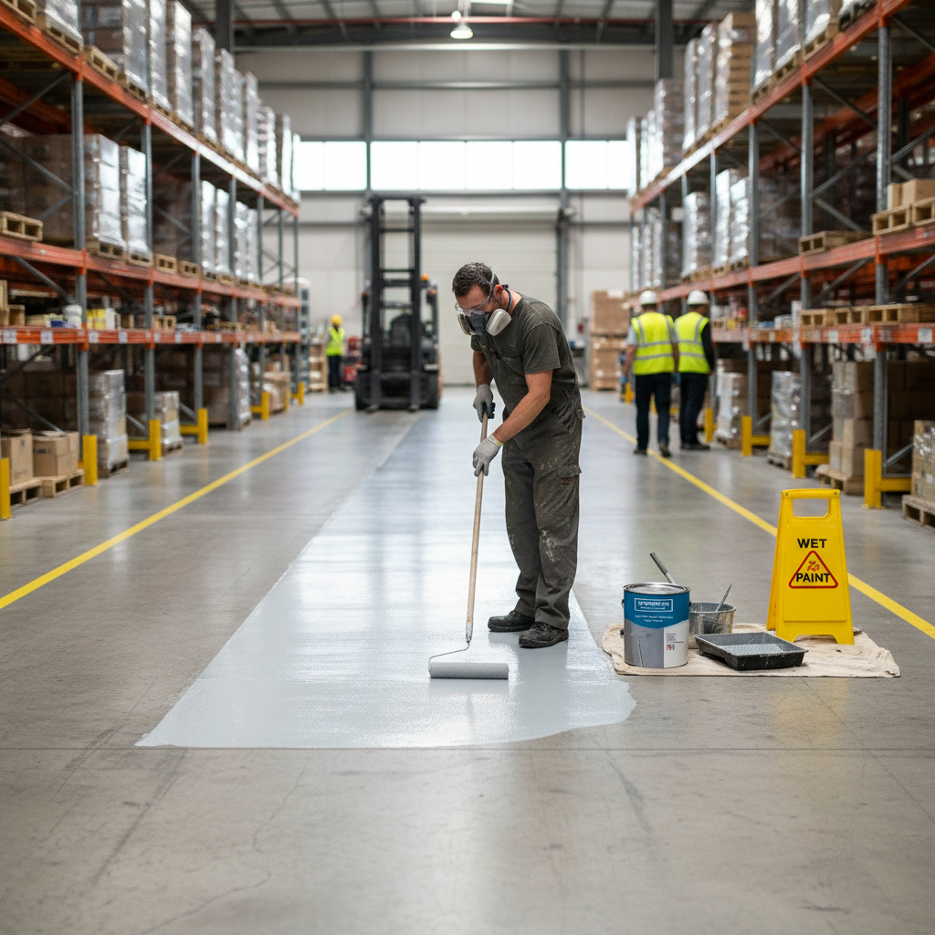 Premium Epoxy Resin Concrete Floor Sealer & Primer - Durable, Chemical-Resistant, High-Performance Coating for Heavy Traffic Areas